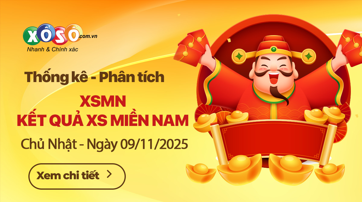 Thống Kê XSMB 09112025 - Xem Xổ Số Miền Bắc Chủ Nhật Ngày 0911 1