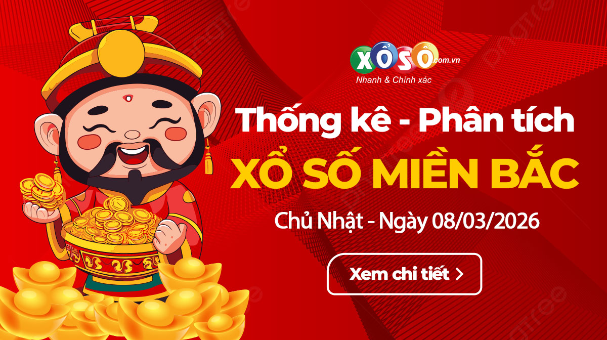 Thống Kê XSMN 08032026 - Tổng Hợp Xổ Số Chủ Nhật Ngày Mùng 83 2
