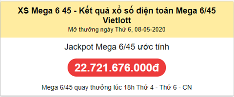 Thong ke Vietlott 08052020 - Phan tich Xo so Mega 645 Thu 6 hinh anh