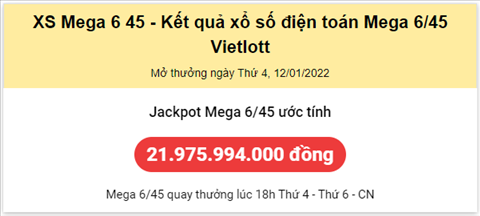 Thong ke Vietlott 12012022 hinh anh