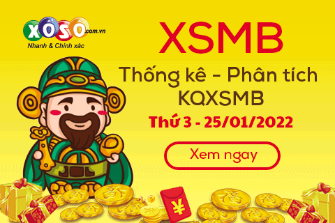 Phân tích XSMB 25/01 Thứ 3 - Thống kê KQXSMB Thứ 3 chính xác