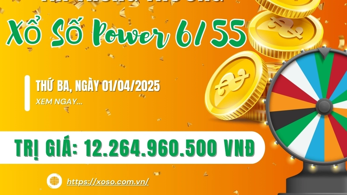 Ngày 1/4: Chủ Nhân Mới Của Vietlott Power 6/55 Hơn 12 Tỷ Từ TP.HCM